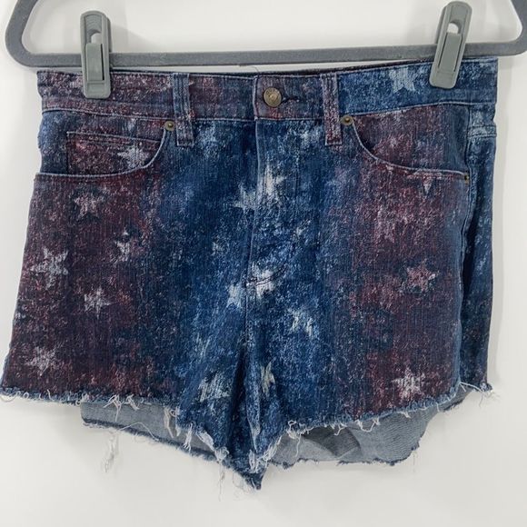 Guess Vintage Jean Star Shorts Sz 29 - Picture 1 of 7